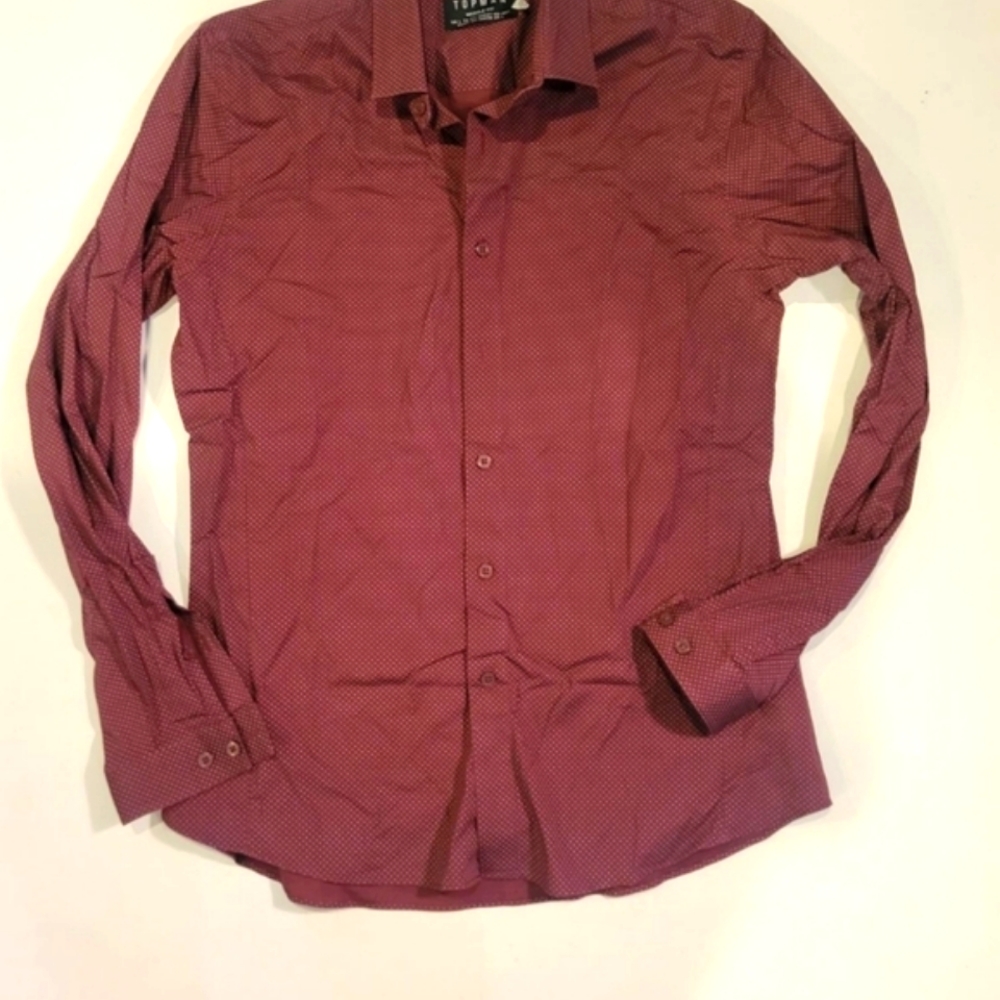 Top man muscle  button down  shirt size large